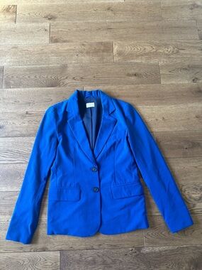 Argent Wool Blend Blue Blazer Jacket Sz 4